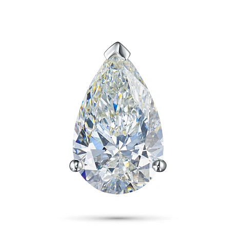 Классическая подвеска из белого золота