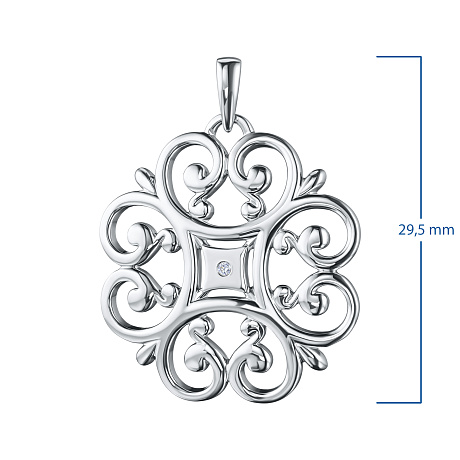 Подвеска из серебра