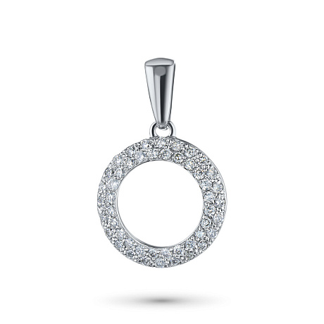 Подвеска из белого золота
