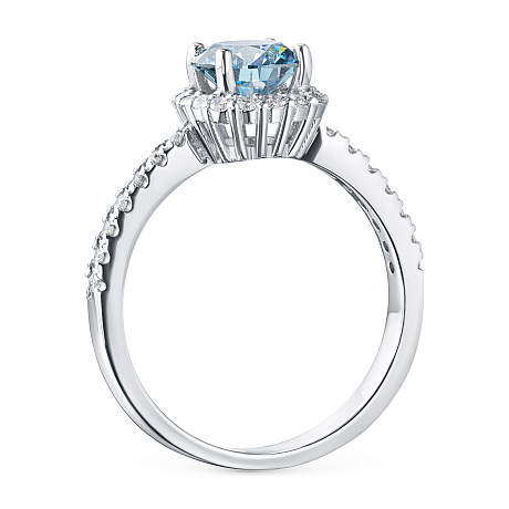 Кольцо из белого золота