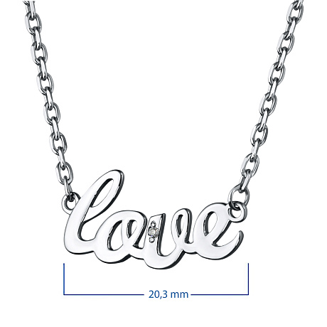Колье из серебра