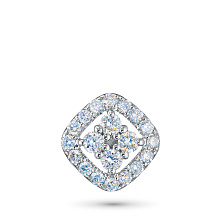 Подвеска из серебра c бриллиантами