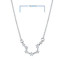 Колье из белого золота c бриллиантами