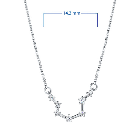 Колье из белого золота