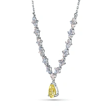 Колье из белого золота c бриллиантами