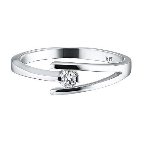 Кольцо из белого золота