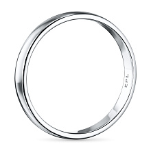 Гладкое кольцо из комбинированного золота