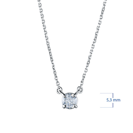 Колье из белого золота