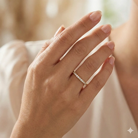 Кольцо из желтого золота