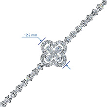 Браслет из белого золота c бриллиантами