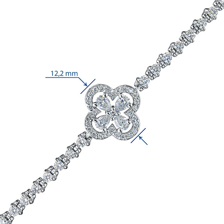 Браслет из белого золота