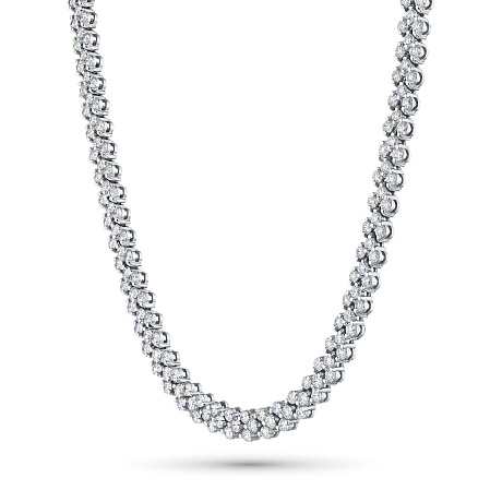 Колье из белого золота