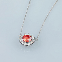 Колье из белого золота