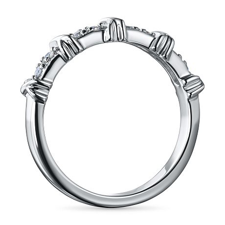 Кольцо из белого золота