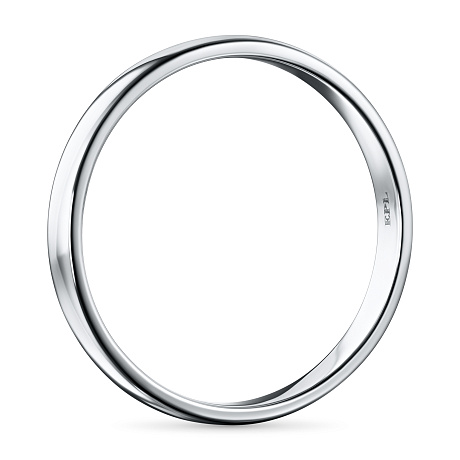 Гладкое кольцо из комбинированного золота