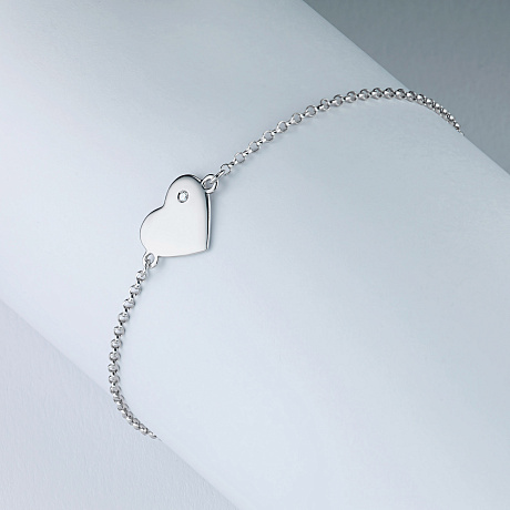 Браслет из белого золота