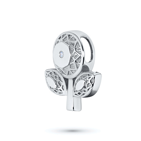 Подвеска из белого золота