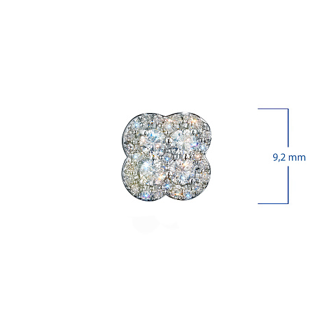 Пусеты из серебра