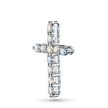 Подвеска из белого золота c бриллиантами