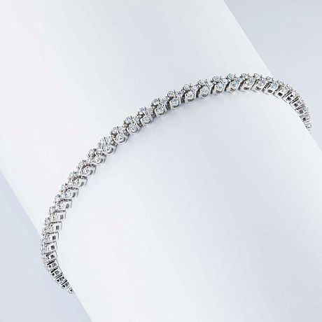 Браслет из белого золота