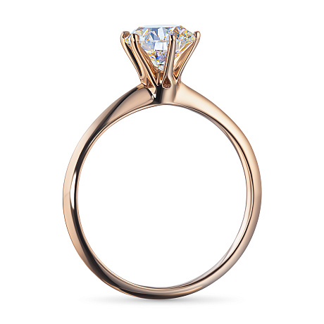 Кольцо из красного золота