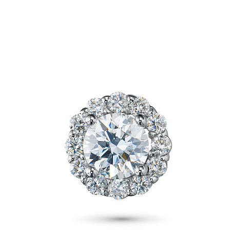 Подвеска из белого золота