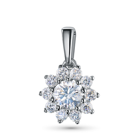 Подвеска из белого золота