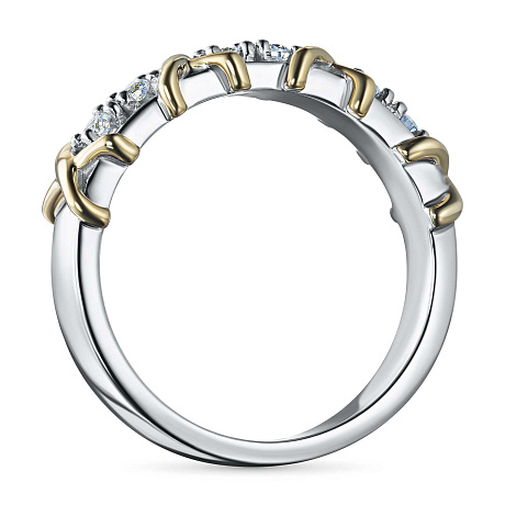 Кольцо из комбинированного золота