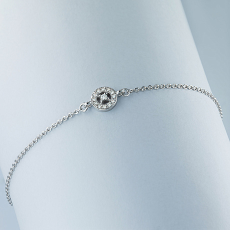 Браслет из белого золота