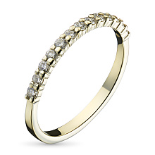 Кольцо из желтого золота c бриллиантами