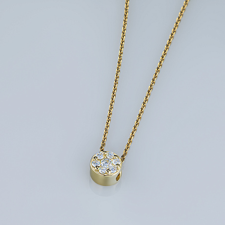 Подвеска из желтого золота