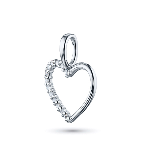 Подвеска из белого золота