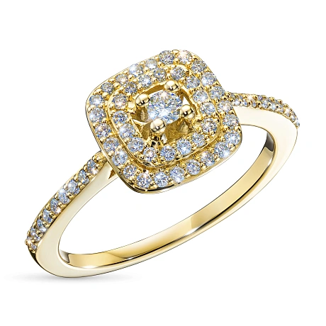 Кольцо из желтого золота