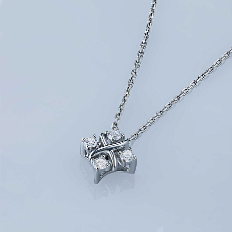 Классическая подвеска из серебра