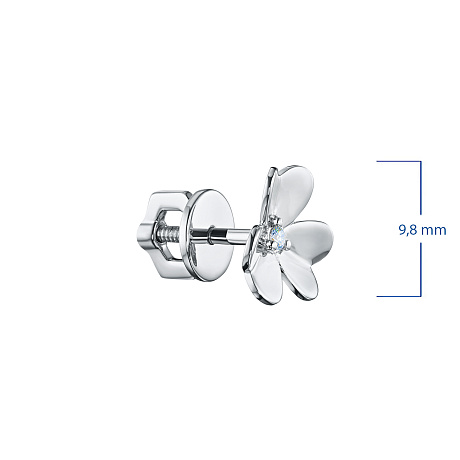 Пусеты из серебра