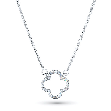 Колье из белого золота