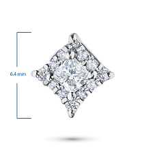 Подвеска из белого золота c бриллиантами