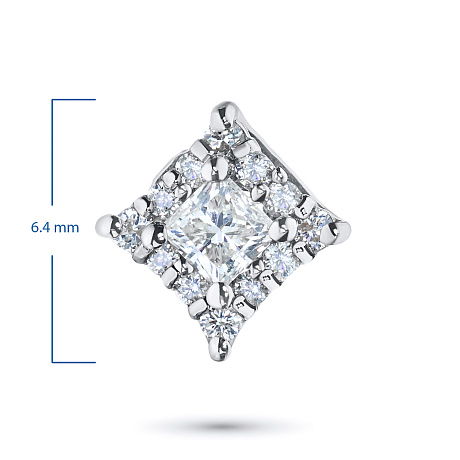 Подвеска из белого золота