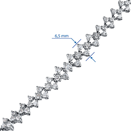 Браслет из белого золота