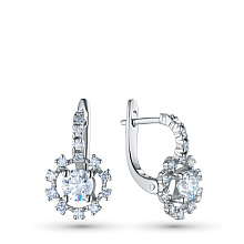 Серьги из белого золота