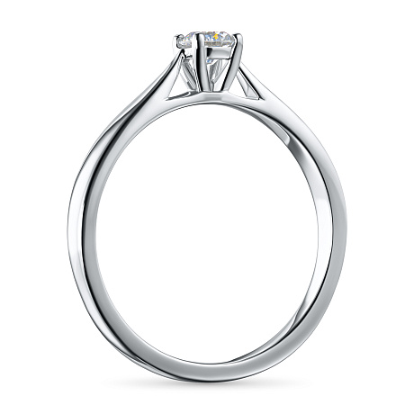 Помолвочное кольцо из серебра