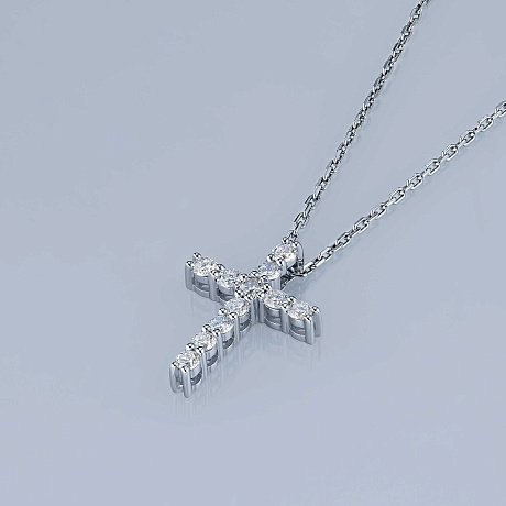 Подвеска из белого золота