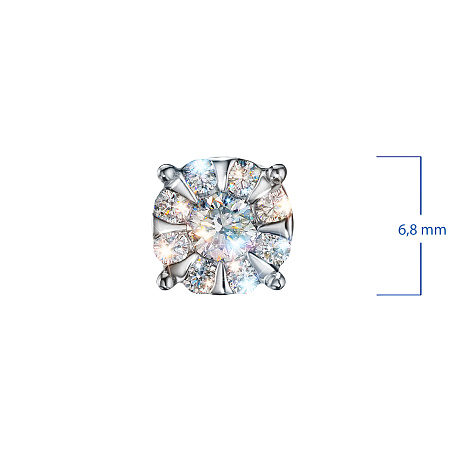 Подвеска из белого золота