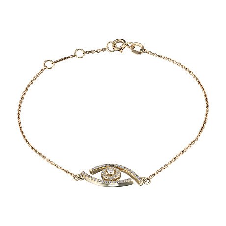 Браслет из желтого золота