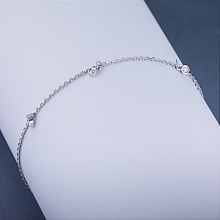 Браслет из белого золота c бриллиантами