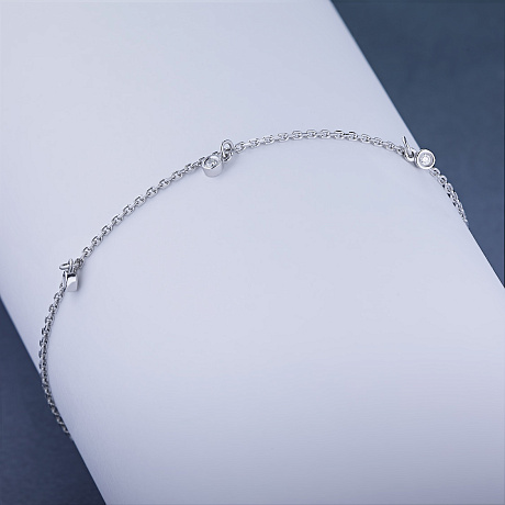 Браслет из белого золота