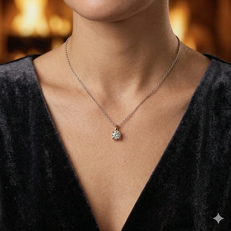 Подвеска из желтого золота