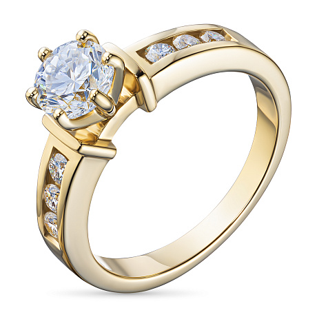 Кольцо из желтого золота