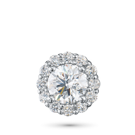 Подвеска из белого золота