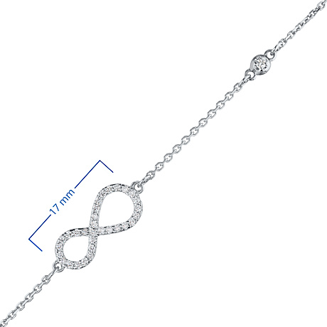 Браслет из белого золота